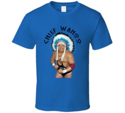 Chief Wahoo Wrestling Fan T Shirt