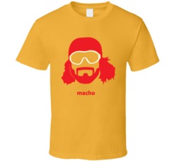 Macho Randy Savage Silhouette Wrestling Fan T Shirt
