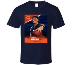 Justin Fields Chicago Quater Back Draft T Shirt