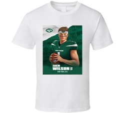 Zach Wilson Quaterback Byu New York Draft T Shirt