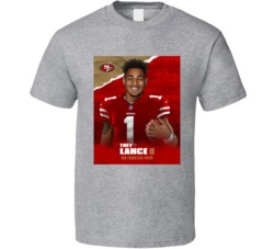 Trey Lance Quarterback San Francisco Draft T Shirt