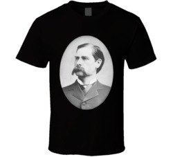Wyatt Earp American Law Man Wild West T Shirt
