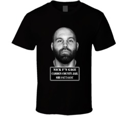 Nick F'n Gage Camden County Jail Dark Sid Of The Ring Wrestling T Shir