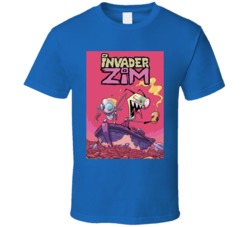 Invader Zim Computer Cartoon T Shirt