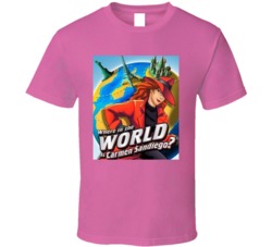 Where In The World Is Carmen Sandiego T Shirt