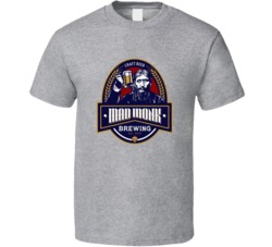 Mad Monk Brewing Beer Logo T Shirt