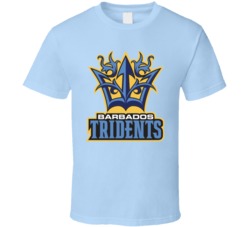 Barbados Tridents Cricket Logo T Shirt