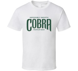 Impossibly Smooth Cobra Premium Beer Logo T Shirt