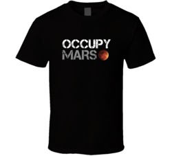 Occupy Mars Funny Justin Roiland Elon Musk T Shirt