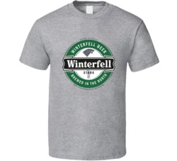 Winterfell Beer Game Of Thrones Parody Fan T Shirt