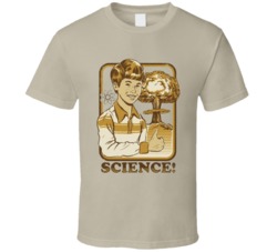 Science Atomic Bomb Kid Thumbs Up Funny T Shirt