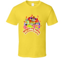 Bingo Is My Name Drumming Is My Game Banana Splits T Shirt