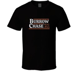 Joe Burrow Jamarr Chase 2021 Cincinnati Football T Shirt