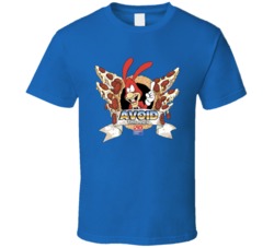 Domino's Pizza Avoid The Noid Mascot T Shirt
