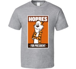 Calvin And Hobbes For President T Shirt