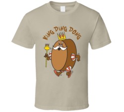 King Ding Dong Popular Snack Food Mascot T Shirt