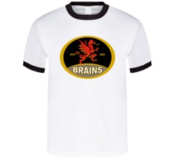 Brains Beer Logo T Shirt