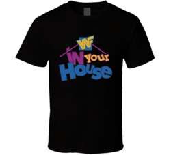 Wwf In Your House Logo Wrestling T Shirt