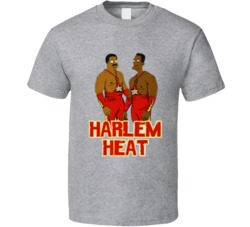 Harlem Heat Simpsons Mashup Wrestling Tag Team Fan T Shirt