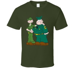 Beetle Bailey And Sarge Comic Strip T Shirt