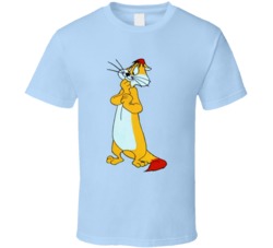 Claude Cat Looney Tunes Fictional Character Fan T Shirt