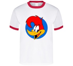 Woody Woodpecker Logo Cartoon T Shirt