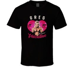 Greg The Hammer Valentine 1970 Wrestling Fan T Shirt