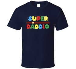 Super Daddio Video Gamer Player T Shirt