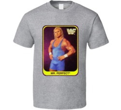 Mister Mr Perfect Curt Hennig Playing Card Wrestler T Shirt