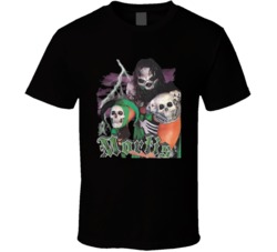 Rigour Mortis Skulls Wrestling Fan T Shirt