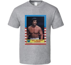 Ricky The Dragon Steamboat Retro Trading Card Wrestling Fan T Shirt
