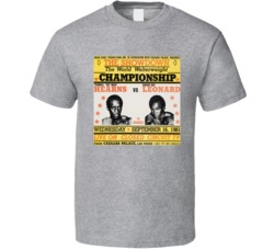 The Showdown Thomas Hitman Hearns Vs Sugar Ray Leonard Boxing T Shirt