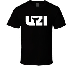 Uzi Machine Gun Logo T Shirt
