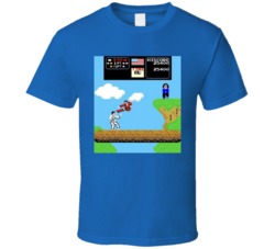 Karate Champ Video Game Log Fight Scene T Shirt