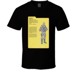 Gi Joe Cobra Firefly Bio Card T Shirt