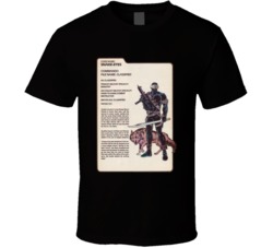 Gi Joe Cobra Snake-eyes Bio Card T Shirt