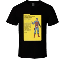 Gi Joe Cobra Scrap Iron Bio Card T Shirt