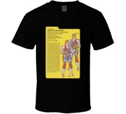 Gi Joe Cobra Tomax And Xamot Bio Card T Shirt