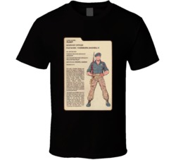 Gi Joe Cobra Flint Bio Card T Shirt