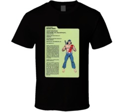 Gi Joe Cobra Quick Kick Bio Card T Shirt