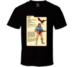 Gi Joe Cobra Spirit Bio Card T Shirt
