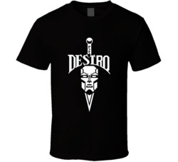 Destro Logo Cobra Gi Joe T Shirt