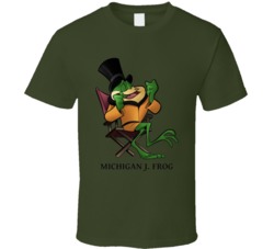 Michigan J Frog Warner Bros Fictional Character Fan T Shirt