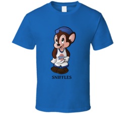 Sniffles The Mouse Looney Tunes Fictional Character Fan T Shirt