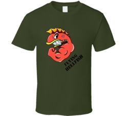 Abe Simpson Flying Hellfish T Shirt