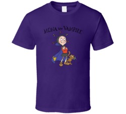 Mona The Vampire Cartoon Character T Shirt