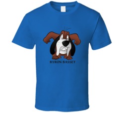 Byron Basset Tiny Toons Cartoon Character T Shirt