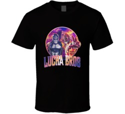 Lucha Bros Tag Team Wrestling Fan T Shirt