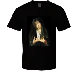 Mary Mother Of Jesus Blood Gang Signs T Shirt