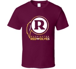 Washington Redwolves Football Fan T Shirt